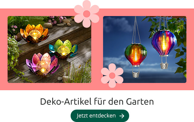 Deko- Artikel für den Garten